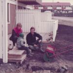 Elisabet, Olle och sonen Hans. Elisabet, Olle och sonen Hans.